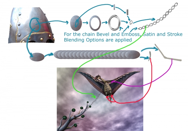 Creation of Fly, Birdie, Fly...: Step 6